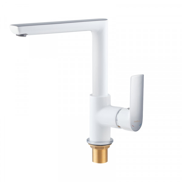Змішувач для кухні HAIBA ALEX 018 WHITE-CHROME (HB9569)