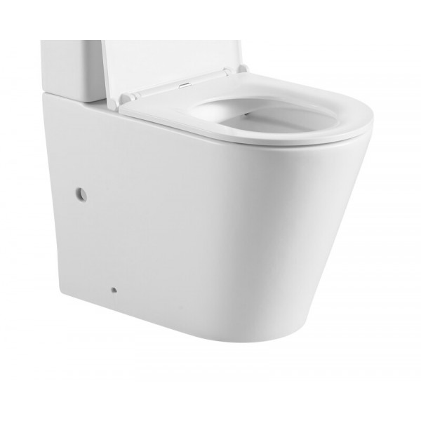 Чаша унитаза-компакта Mixxus Premium Bevel-0402-R Bowl 670х390х880 Rimless без сиденья (MI8354)