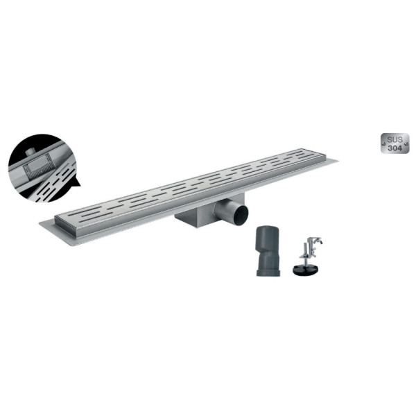 Душевой трап из нержавеющей стали SUS304 Koer FD01-70x600 (KR3269)