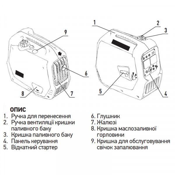 Генератор бензиновый инверторный Koer KU.2000i (KR3426)
