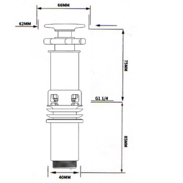 Раковина накладна Mixxus Premium STYLE-0202 600х350х140mm з донним клапаном та отвором під змішувач (MP6512)
