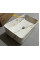 Раковина накладна Mixxus Premium QUADRO-0208 MARBLE 480х315х140mm з переливом (MP6518)