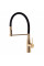 Змішувач для кухні Mixxus Premium Summer 017 BRUSHED GOLD REFL.BLACK (MI6964)