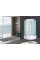 Бокс душовий з гідромасажем Mixxus STRONG SBH01-90x90x215-FB SATIN з високим піддоном (MI6888)