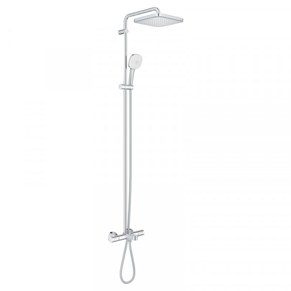 Душова система настінного монтажу з термостатом для ванни Grohe Tempesta System 250 Cube (26691001)
