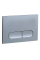 Панель смыва Koer KT-0608-01 240x160x10mm пластиковая, закругленная кнопка (цвет хром) (KR6124)