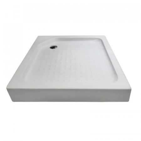 Душевой поддон с сифоном MIXXUS CUBIC ST01-90x90x13 квадратный диаметр слива 52 мм NEW (MI8371)