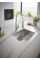Мойка для кухни из нержавеющей стали Grohe K700U (31574SD1)