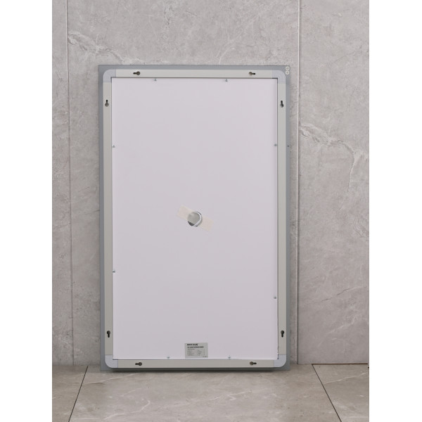 Дзеркало Mixxus HARD MR06-60x80-CASE з Led Touch, Anti-fog, димером, регулятором яскравості, годинником (MI7157)