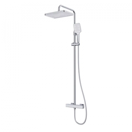 Душевая колонна с термостатическим смесителем Koer KB-53038-01 2 функции (Цвет хром) (KR5959)