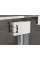 Душова кабіна без піддону Koer SR SC02-100x80x200-TR-01 прозоре скло Easy Clean 8мм, хром (KR5355)
