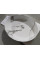 Раковина накладная MIXXUS PREMIUM ELLIPSE-0104 MARBLE 550х415х140mm (MP6554)