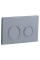 Панель смыва Koer KT-0605-01 220x140x12mm пластиковая, кнопка круглая (KR5317)