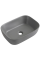 Раковина накладна Mixxus Premium DIVERSE-0116 GRAY 455x330x135mm (MP6651)