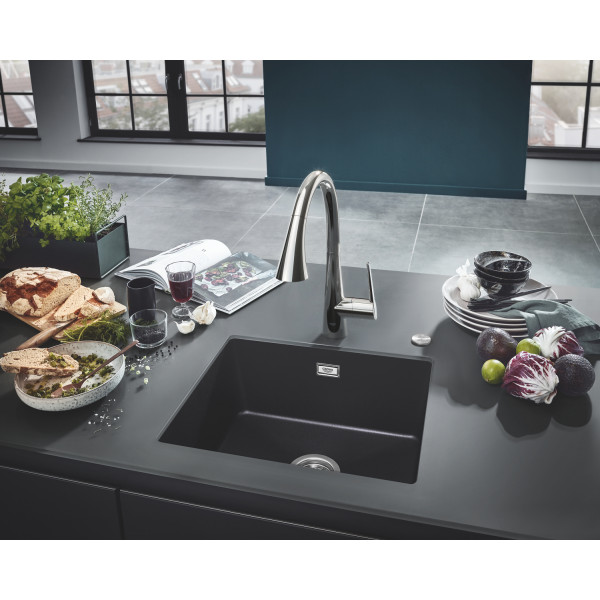 Змішувач для кухні з висувним виливом Grohe Zedra (32294002)