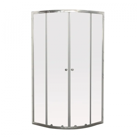 Душова кабіна без піддону Mixxus Premium DIVERSE SC01-90x90x195-TR Chrome прозоре скло 5мм (MI6859)