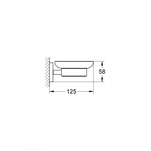Мыльница Grohe Essentials New (40444001)