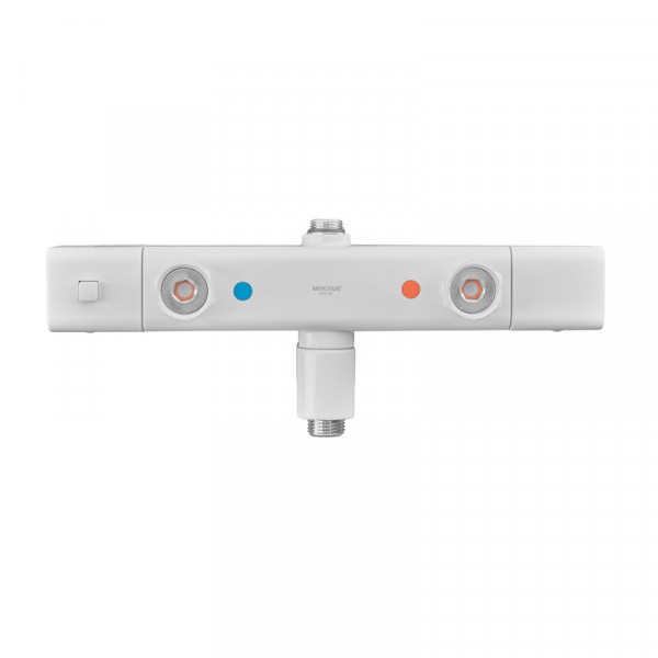 Душова колона Mixxus Premium VIRGO 009-J WHITE з термостичним змішувачем,3 функції (MI6648)