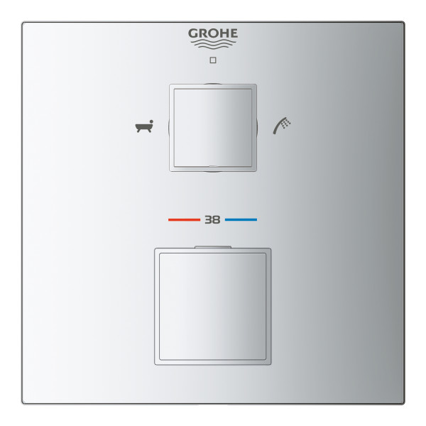 Термостат скрытого монтажа на 2 потребителя Grohe Grohtherm Cube (24155000)