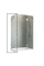 Бічна стінка до кабіни Koer SR SW04-90x200-TR-07 прозоре скло Easy Clean 10мм, графіт (KR5391)