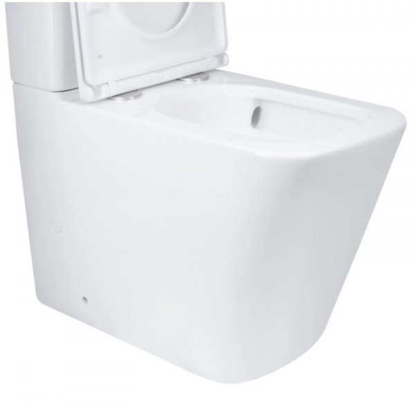 Чаша унитаза-компакта Mixxus Premium Quadro-0401-T1 Bowl 610х365х825 Tornado 1.0 без сиденья (MI8343)