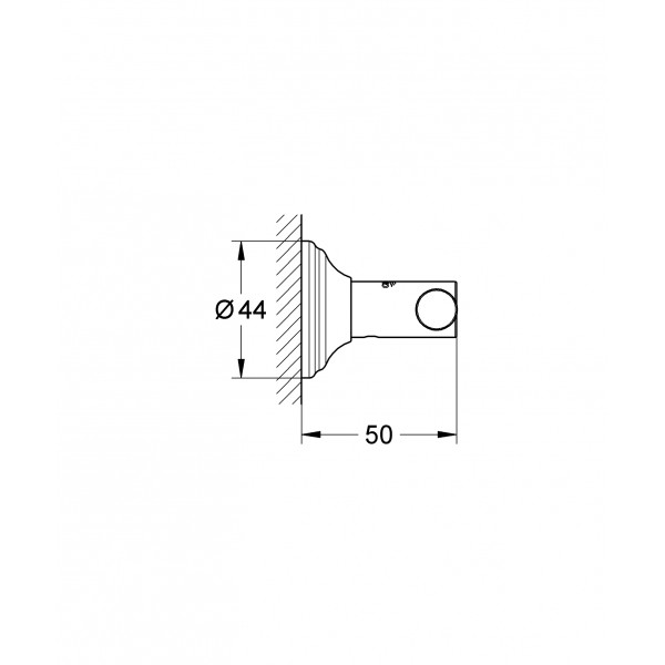 Крючок для халата Grohe Essentials Authentic (40656001)