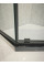Душова кабіна без піддону Koer SR SC06-90x90x200-TR-07 прозоре скло Easy Clean 8мм, графіт (KR5366)