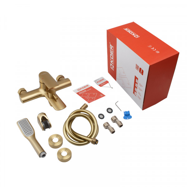 Смеситель для ванны с коротким изливом Koer KB-40028-12 (KR5307)