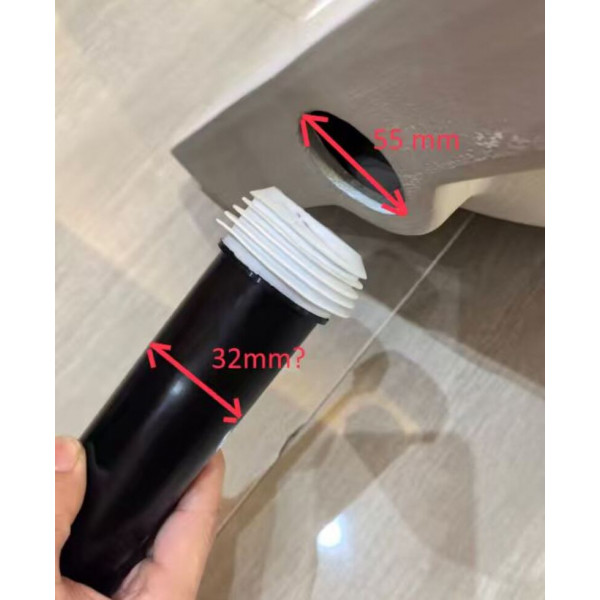 Сполучний патрубок для чаші Генуя Mixxus Premium Wave-2304 (MP6727)