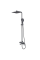 Душевая колонна со смесителем KOER KB-56009-07 3 функции (Цвет графит) (KR5988)