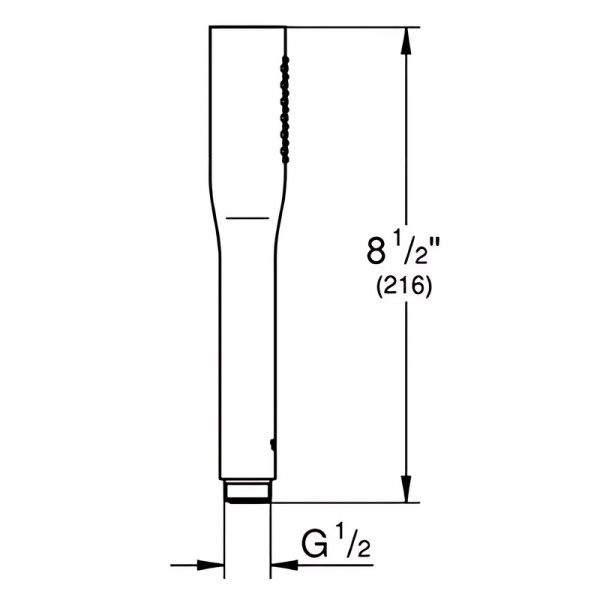 Ручной душ Grohe Euphoria Cosmopolitan Stick 1 режим (22126KF0)