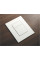 Панель смыва пластиковая Koer KT-0607-03 157x198x3mm, кнопка квадратная (цвет белый) (KR5714)