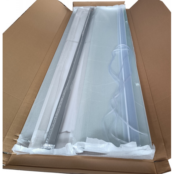 Бокс душевой без гидромассажа Mixxus WAVE SB02-120x80x215-L-FB SATIN с низким поддоном (MI6892)