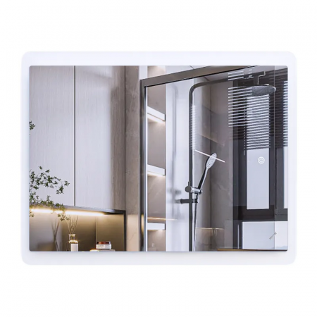 Дзеркало Mixxus Premium OLIVARY MR19-90x70-Reverse з Led Touch, Anti-fog, димером (3-6,5kK) (MP6630)