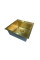Мийка Mixxus MH5050 Micro Decor Brushed Gold (3.0/0.8) з нерж. сталі (колір матове золото) (MI8214)