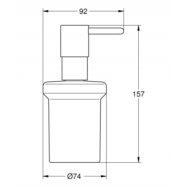 Дозатор жидкого мыла Grohe Essentials New (40394001)