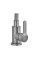 Смеситель для кухни с силиконовым изливом Champion EZA-011 Graphite REFL.Gray из нерж.стали (излив серый) (CH6566)