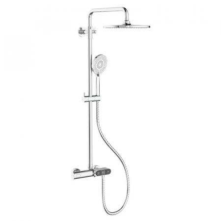 Душевая колонна с термостатическим смесителем Koer KB-55014-01 (Цвет хром) (KR4732)