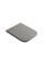 Сидіння-кришка для унітазу Mixxus Premium SEAT COVER QUADRO-2004 GRAY 425х358х32mm дюропласт (MP6686)