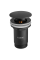Донный клапан для раковины Koer PW-07-05 1 1/4'' с переливом автоматический СLICK-СLACK (Цвет черный) (KR5785)