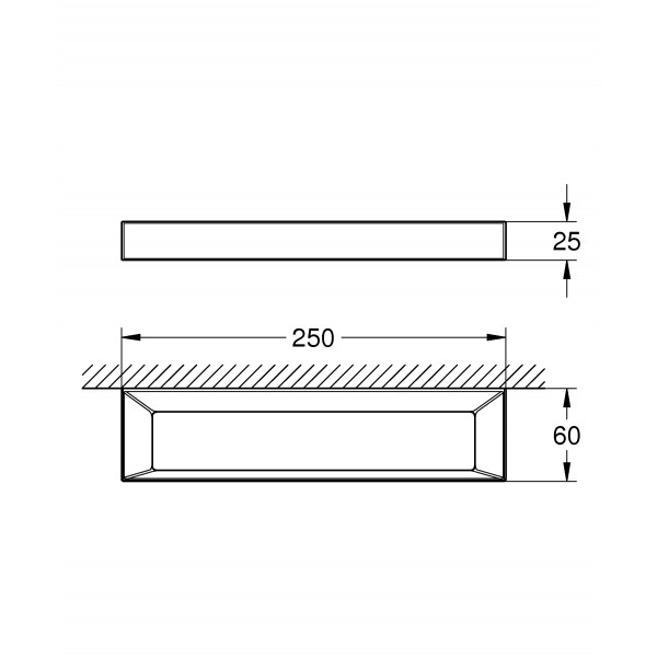 Кольцо для полотенца Grohe Selection Cube (40766000)