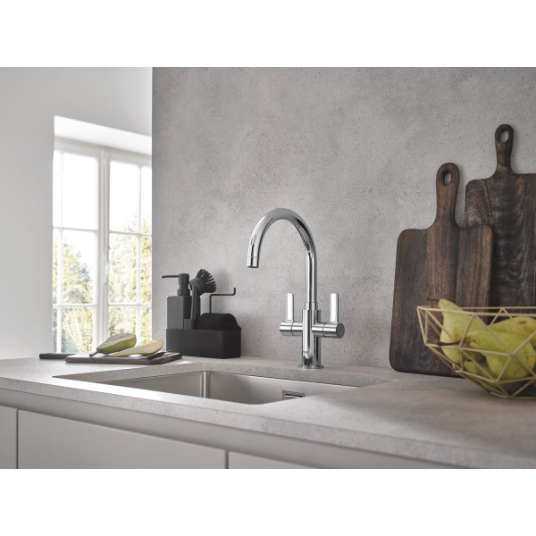 Мойка для кухни из нержавеющей стали Grohe K700U (31574SD1)
