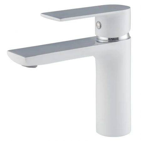 Смеситель для умывальника HAIBA ALEX 001 WHITE-CHROME (HB9562)