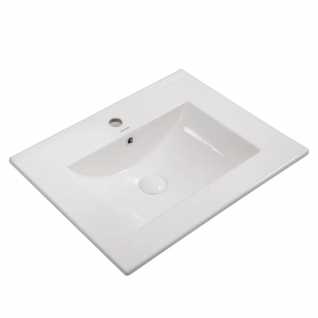 Раковина мебельная Mixxus Premium CUBIC-1501 610х460х170mm с отверстием под смеситель и переливом (MP6495)