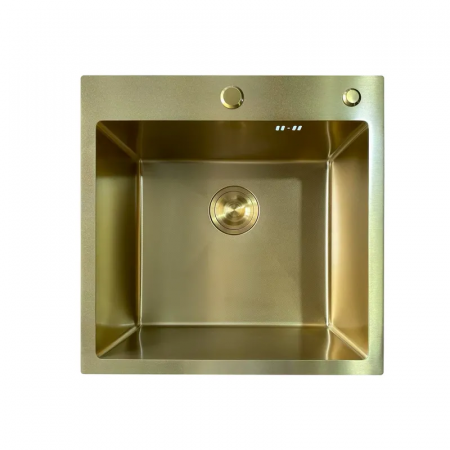 Мойка Mixxus MH5050 Micro Decor Brushed Gold (3.0/0.8) из нерж. стали (цвет матовое золото) (MI8214)