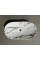 Раковина накладна MIXXUS PREMIUM WAVE-0105 MARBLE 620х360х160mm (MP6559)