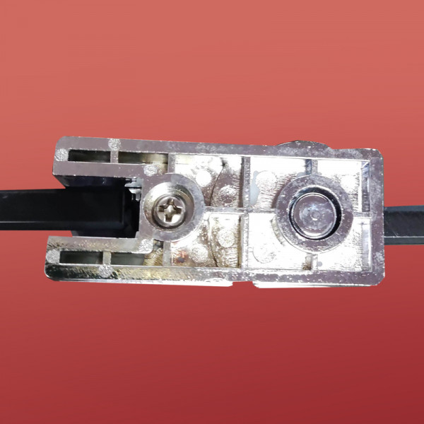 Душевая перегородка Koer SR SP03-30x200-TR-01 Walk-In (двиг. часть) прозрачное стекло Easy Clean 8мм, хром (KR5399)