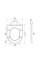 Унитаз подвесной Mixxus Ellipse-0310-T3 480х360х340mm система смыва Tornado 3.0 (MI8426)