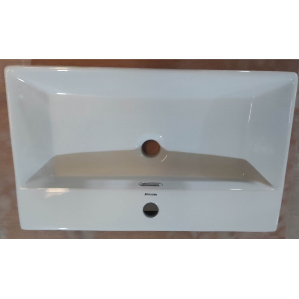 Раковина подвесная Mixxus Premium QUADRO-0206 600х360х130mm с отверстием под смеситель и переливом (MP6509)