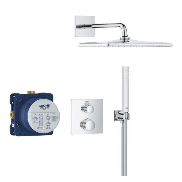 Душевая система скрытого монтажа с термостатом Grohe Grohtherm (34870000)